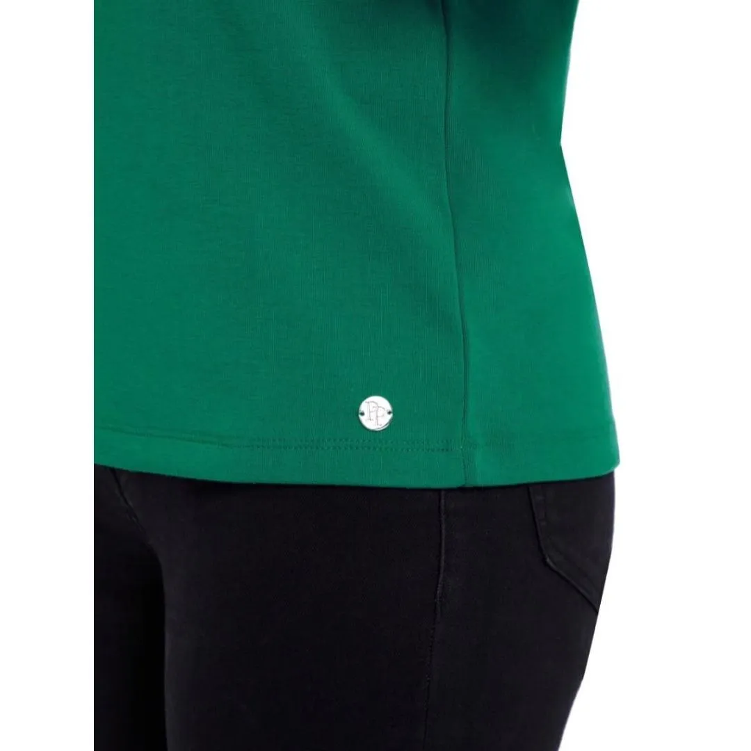 PENNY PLAIN Jade High Back V-Neck Top