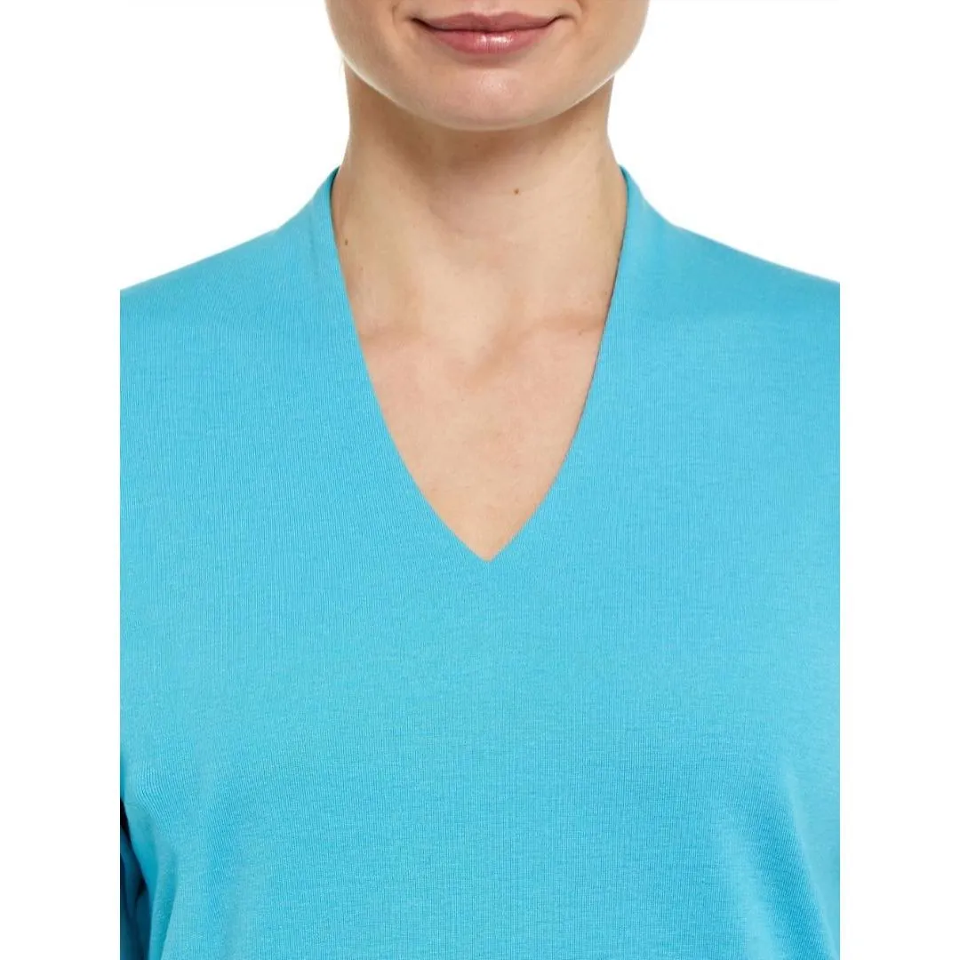 PENNY PLAIN Lagoon High Back V-Neck Top