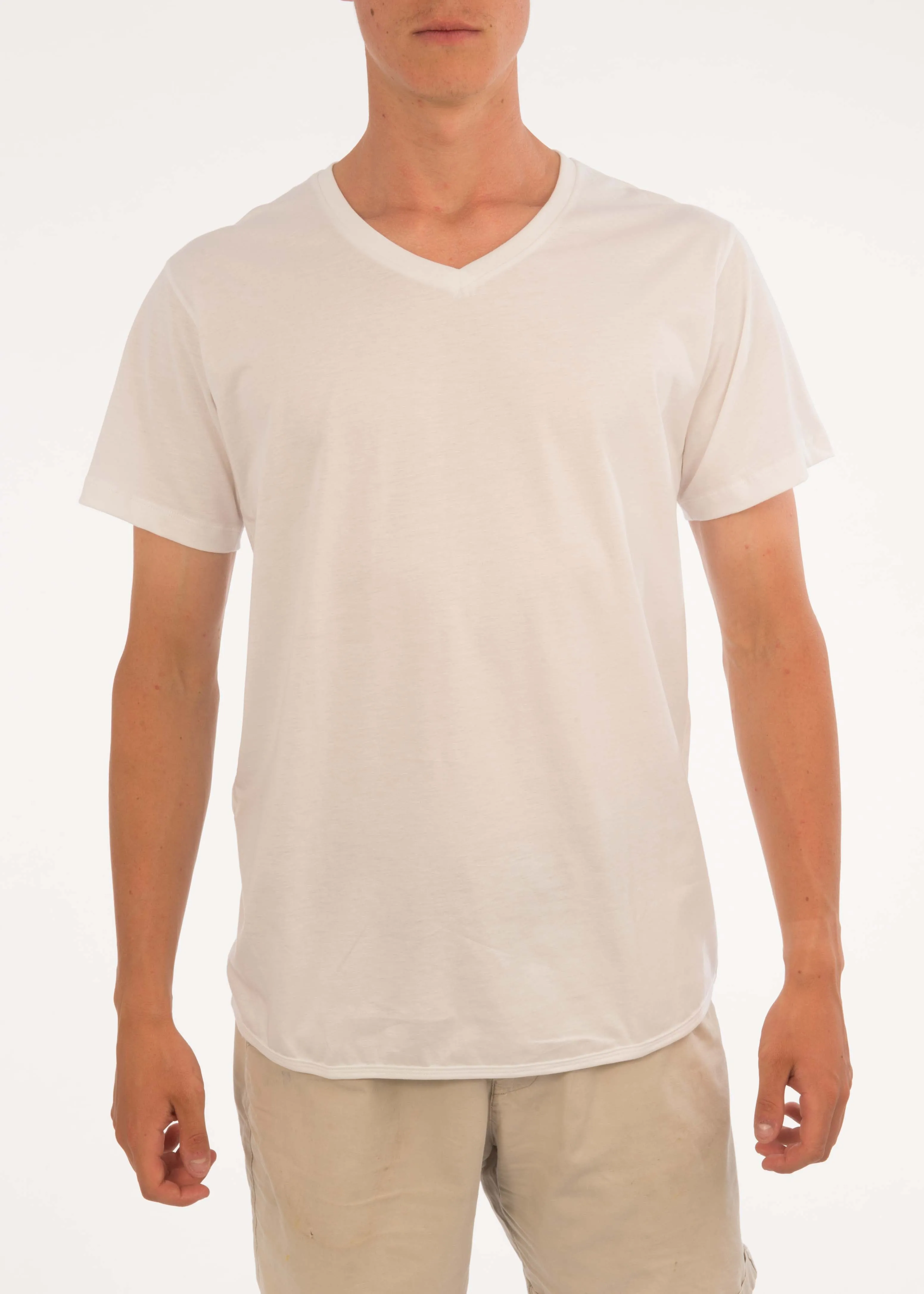 Plain V-Neck Tee