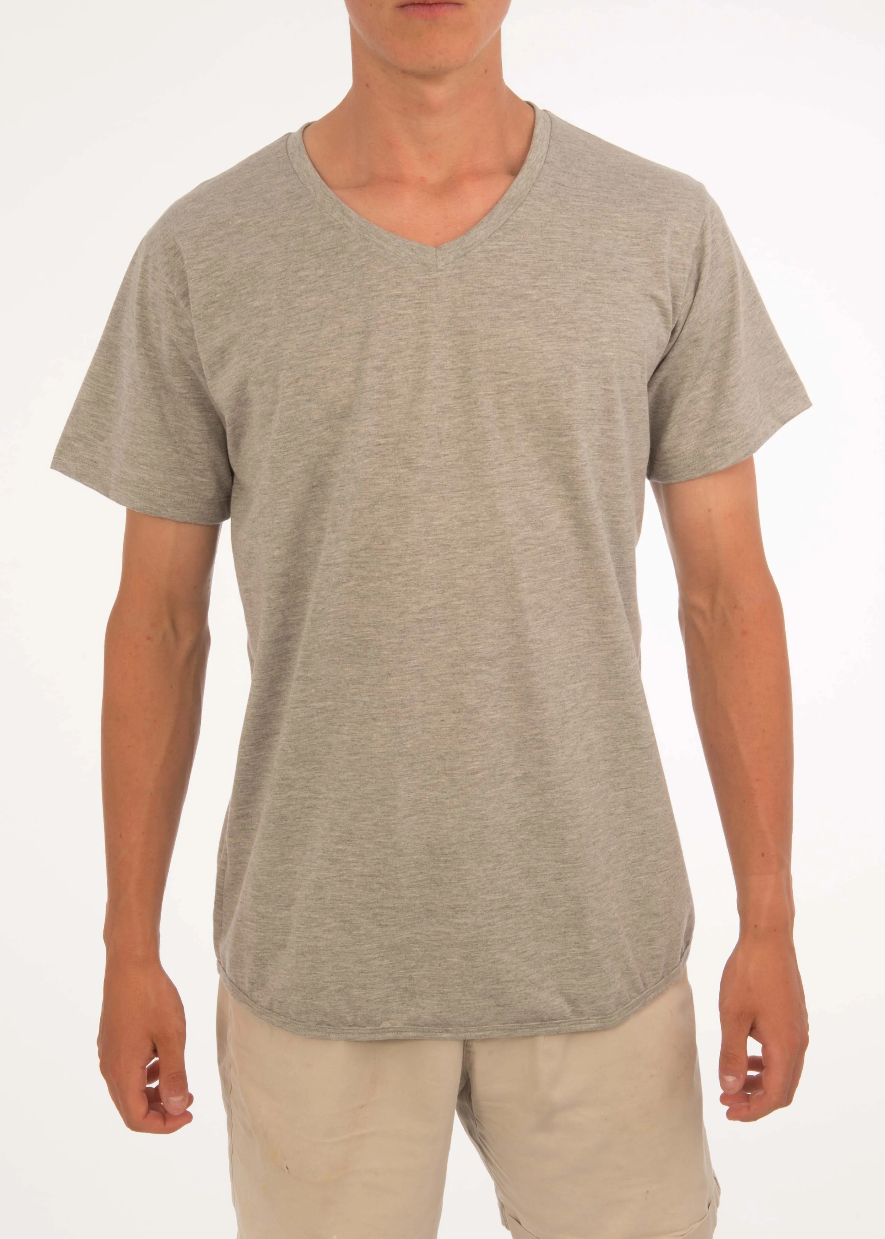 Plain V-Neck Tee
