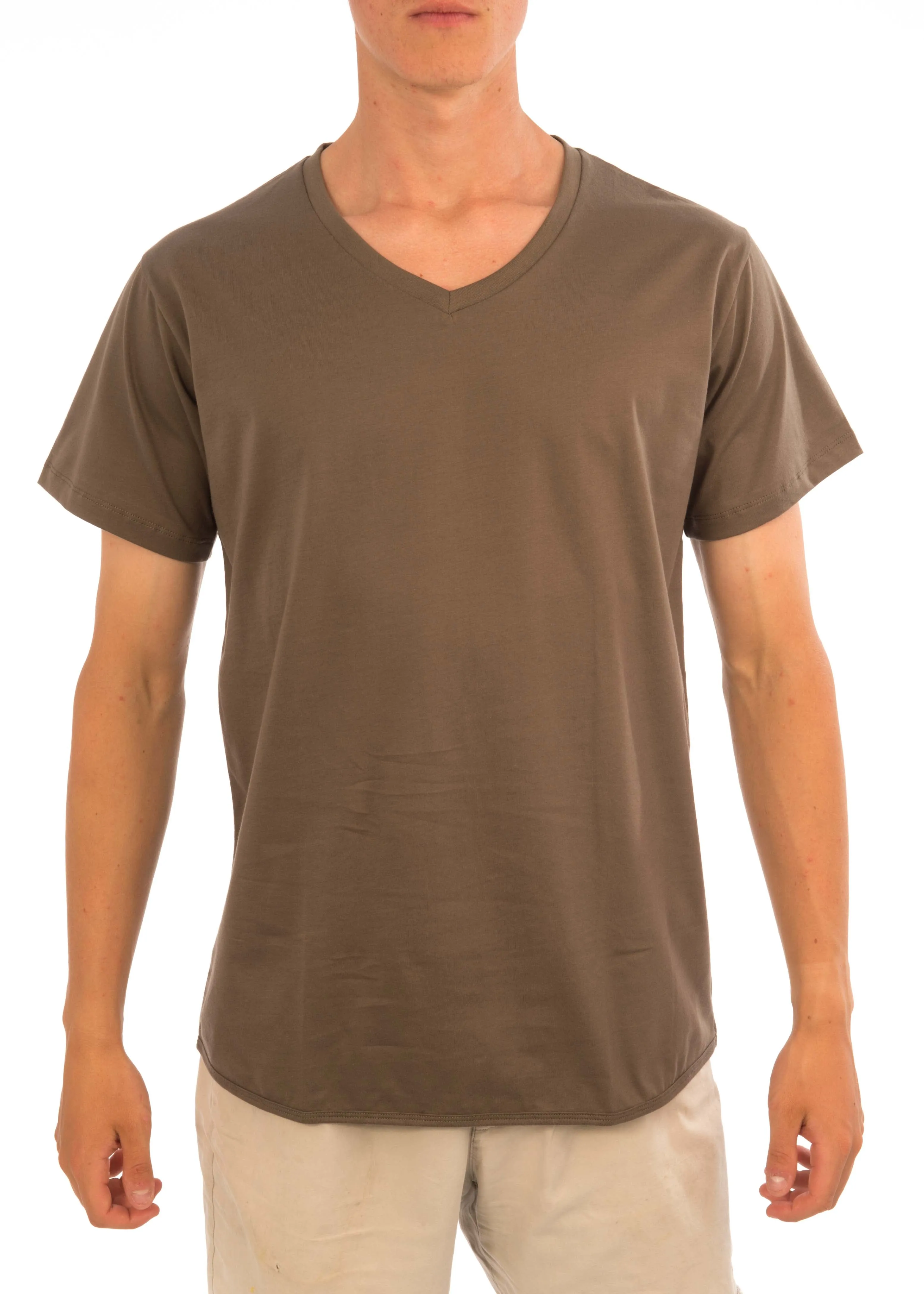 Plain V-Neck Tee