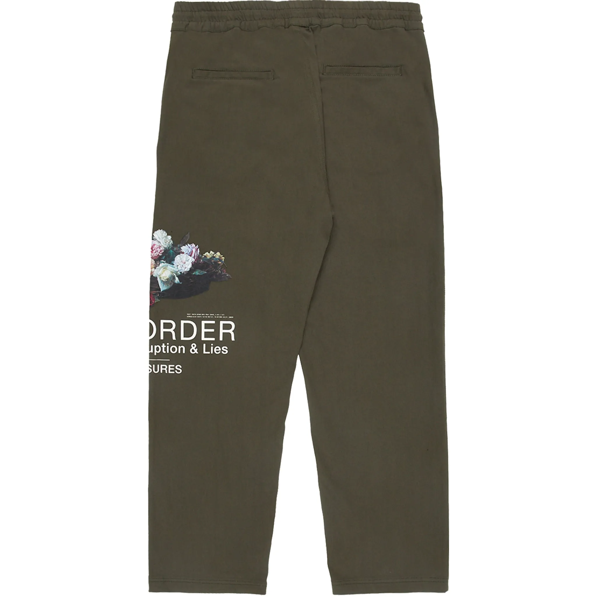 PLEASURES X New Order Power Beach Pants (Olive)