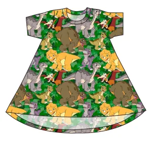 Prehistoric Pals Basic T-Shirt Dress