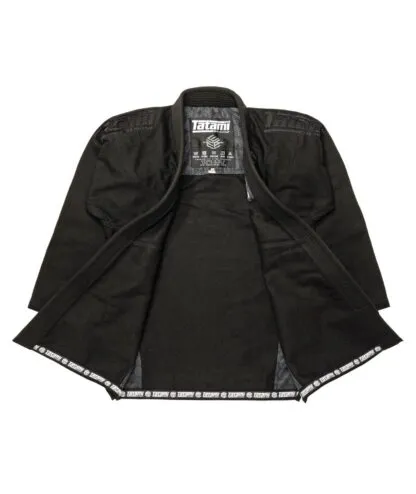 PREMIUM TATAMI ESTILO  6.0 BLACK LABEL GI - BLACK ON BLACK