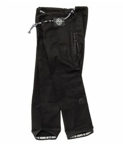 PREMIUM TATAMI ESTILO  6.0 BLACK LABEL GI - BLACK ON BLACK
