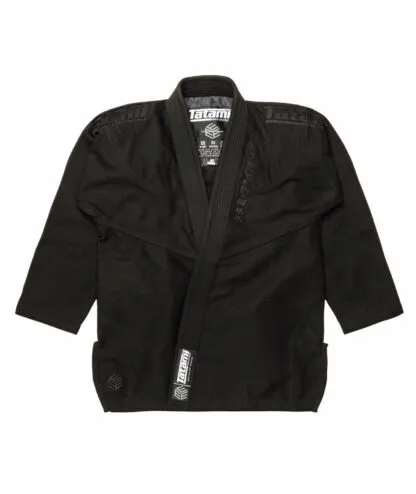 PREMIUM TATAMI ESTILO  6.0 BLACK LABEL GI - BLACK ON BLACK