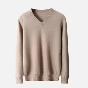 Princeton Cashmere V-Neck Sweater