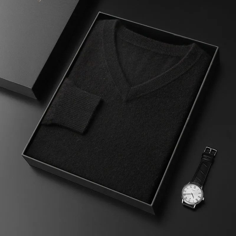 Princeton Cashmere V-Neck Sweater