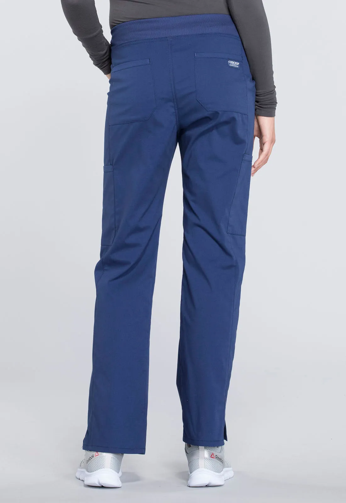 Professionals WW170 Mid Rise Straight Leg Pull-on Cargo Pants Navy