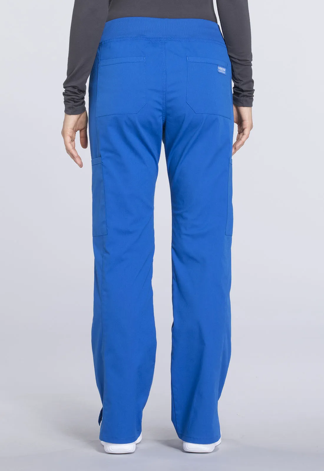 Professionals WW170 Mid Rise Straight Leg Pull-on Cargo Pants Royal