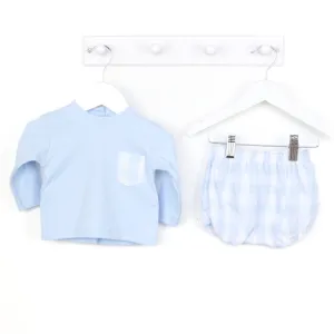 Rapife Boys Blue Check Jam Pants & Top