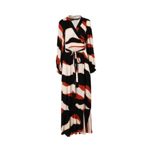 Raquel Diniz Women's Printed Wrap Dress