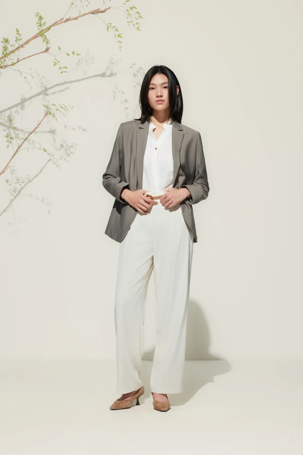 Relaxed Straight Leg  Casual Pants