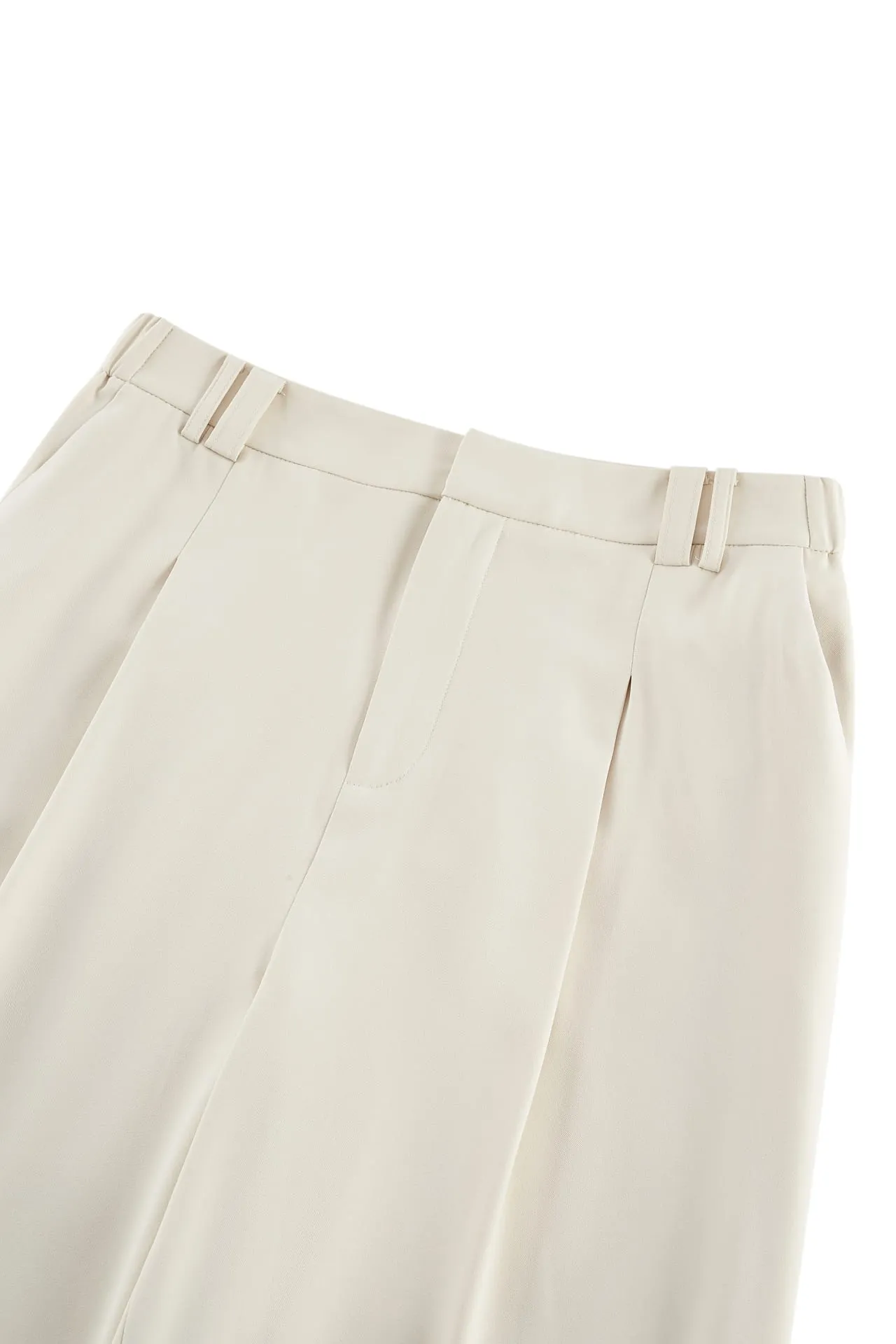 Relaxed Straight Leg  Casual Pants