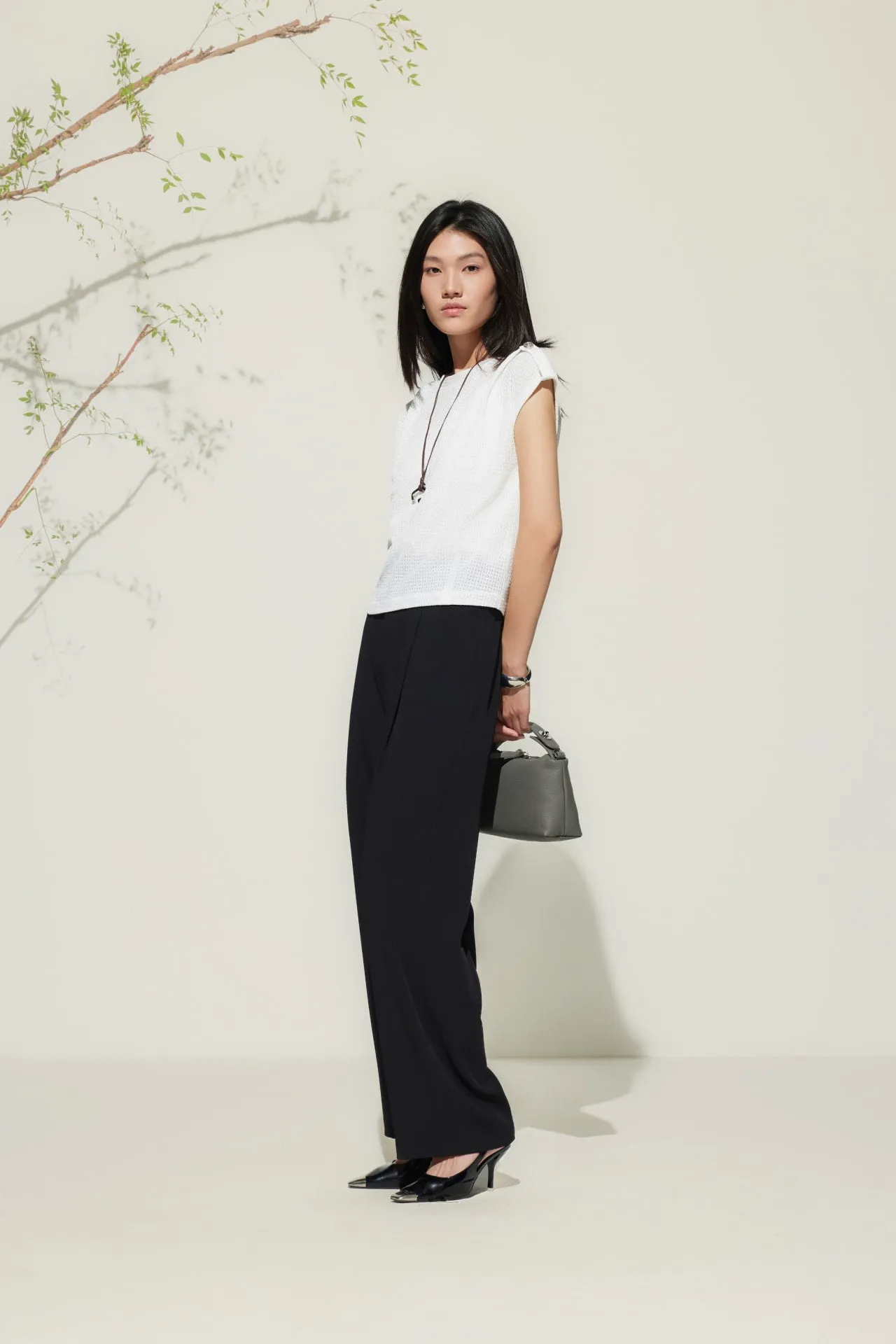 Relaxed Straight Leg  Casual Pants