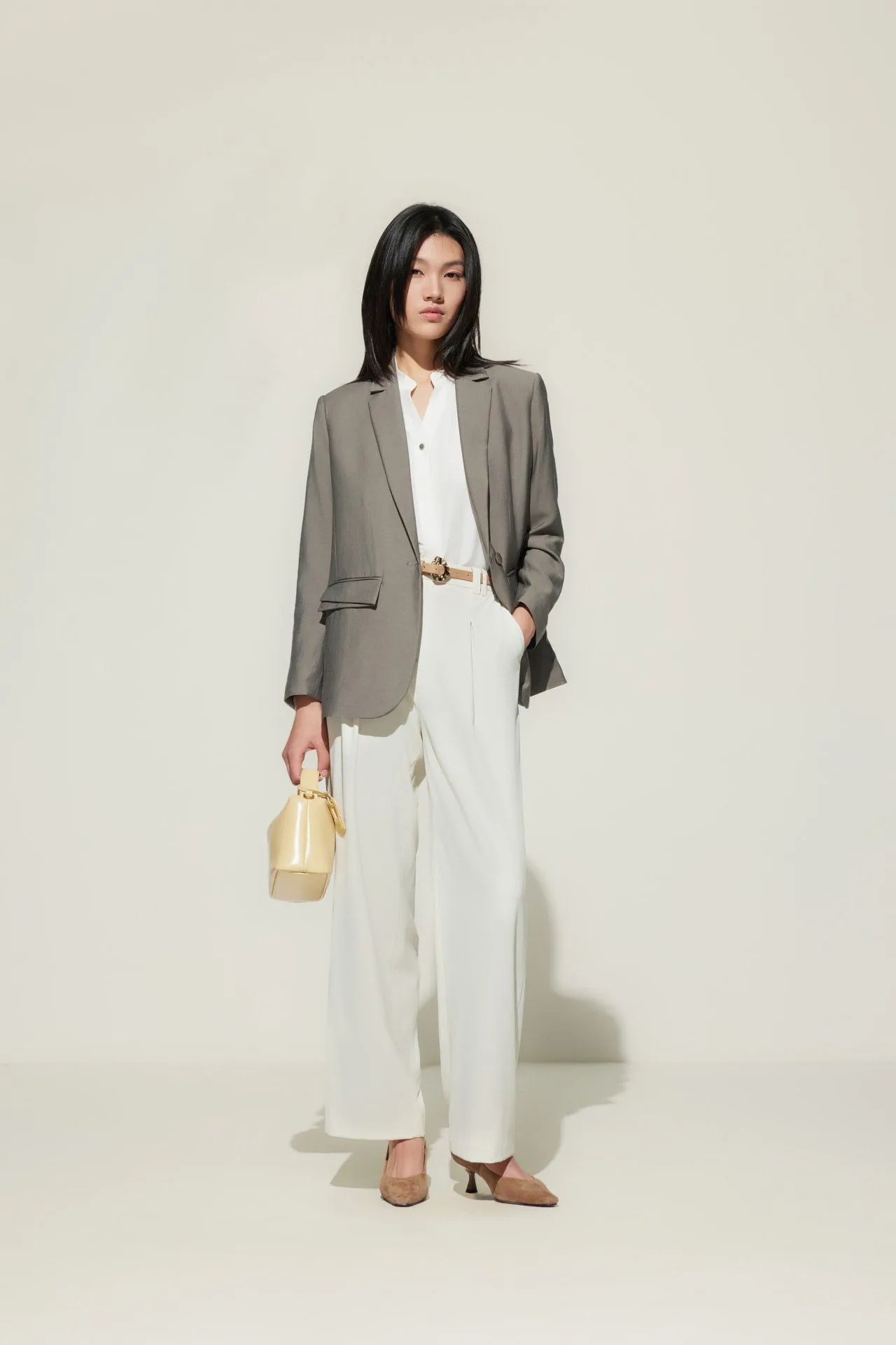 Relaxed Straight Leg  Casual Pants