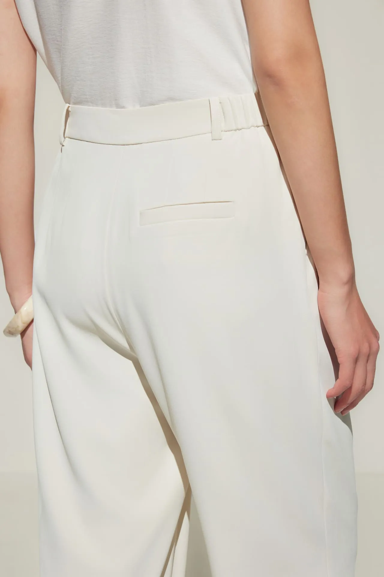 Relaxed Straight Leg  Casual Pants