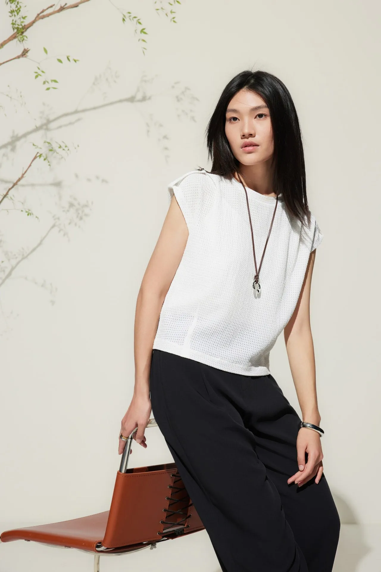 Relaxed Straight Leg  Casual Pants