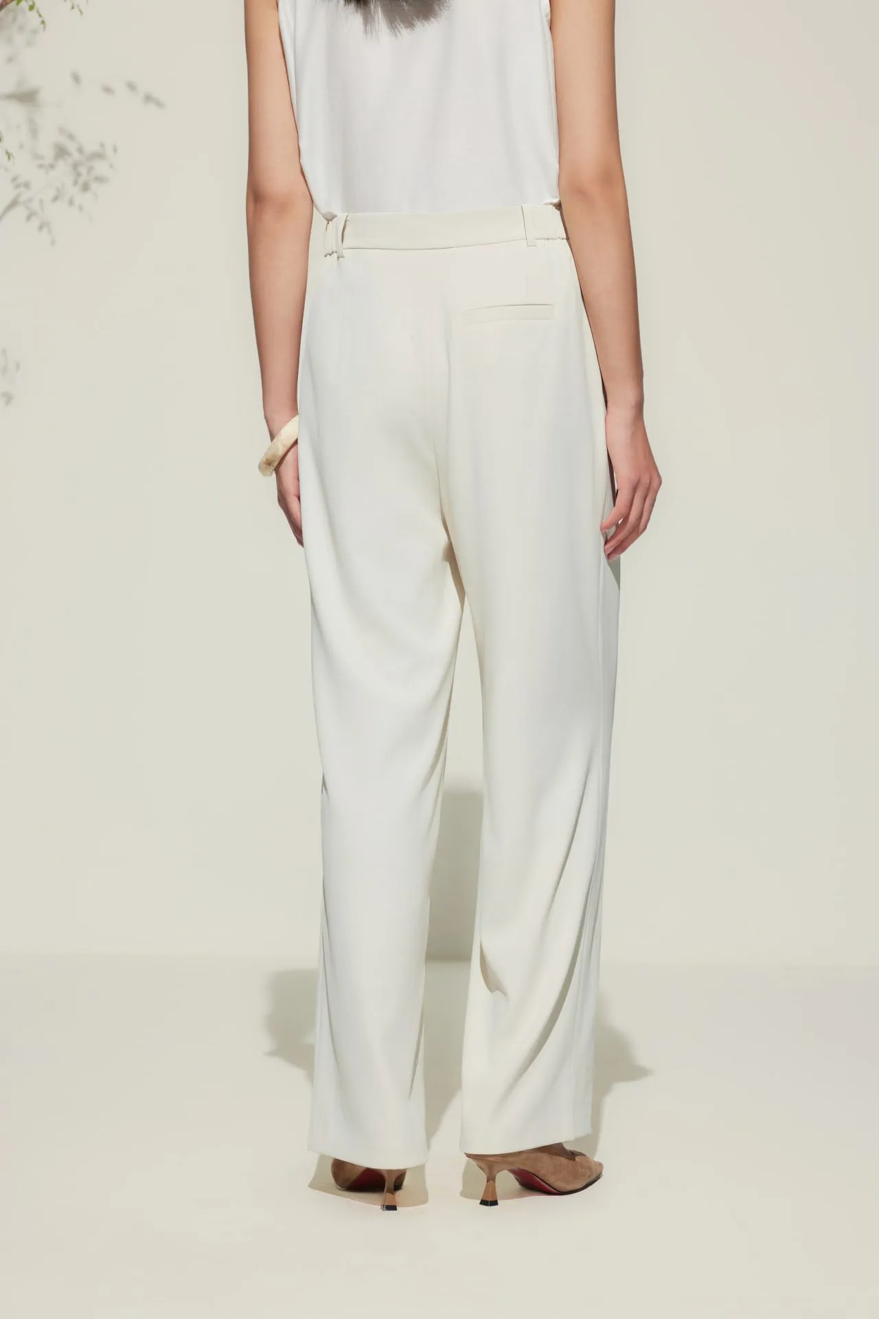 Relaxed Straight Leg  Casual Pants