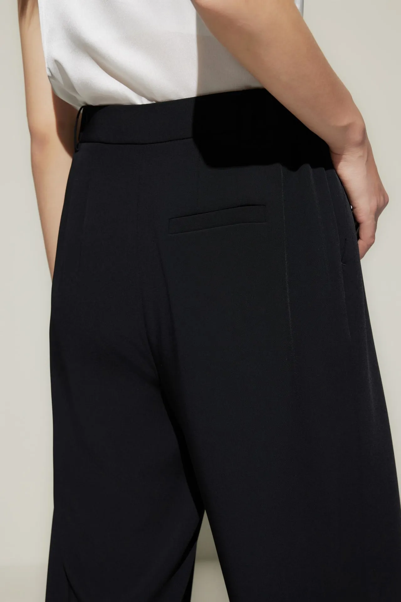 Relaxed Straight Leg  Casual Pants