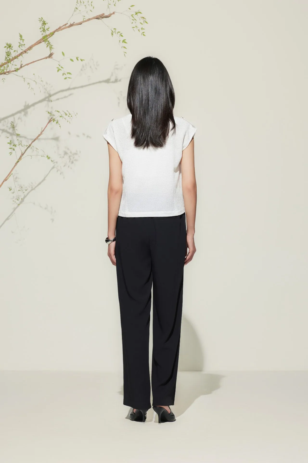 Relaxed Straight Leg  Casual Pants