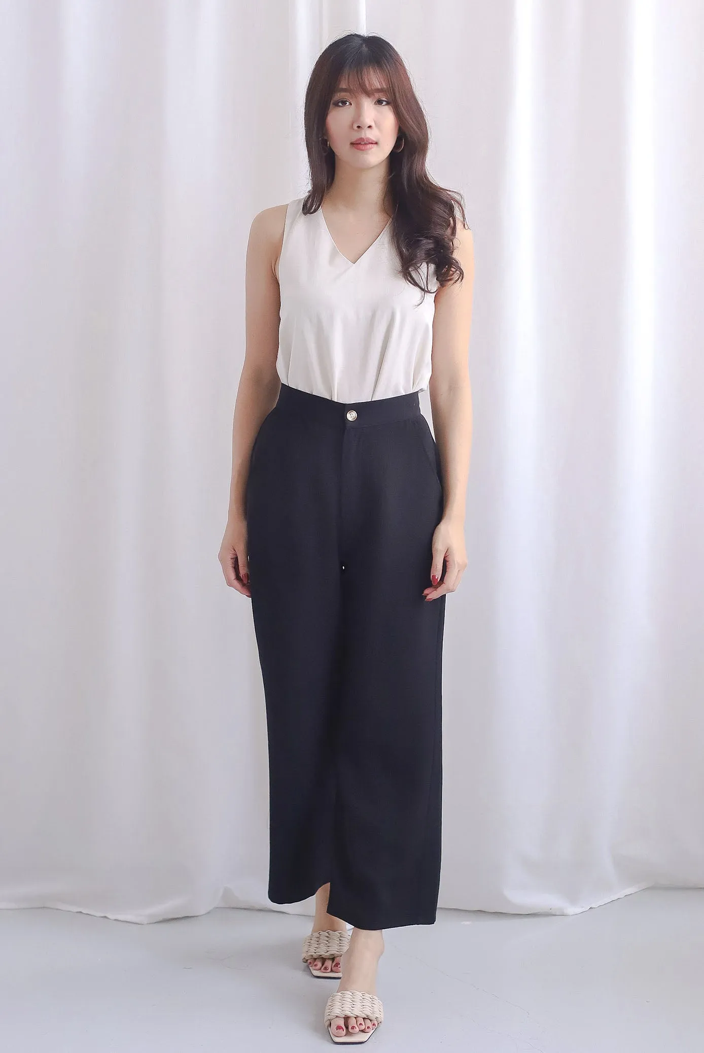 *Restocked* Moya Straight Cut Pants In Black