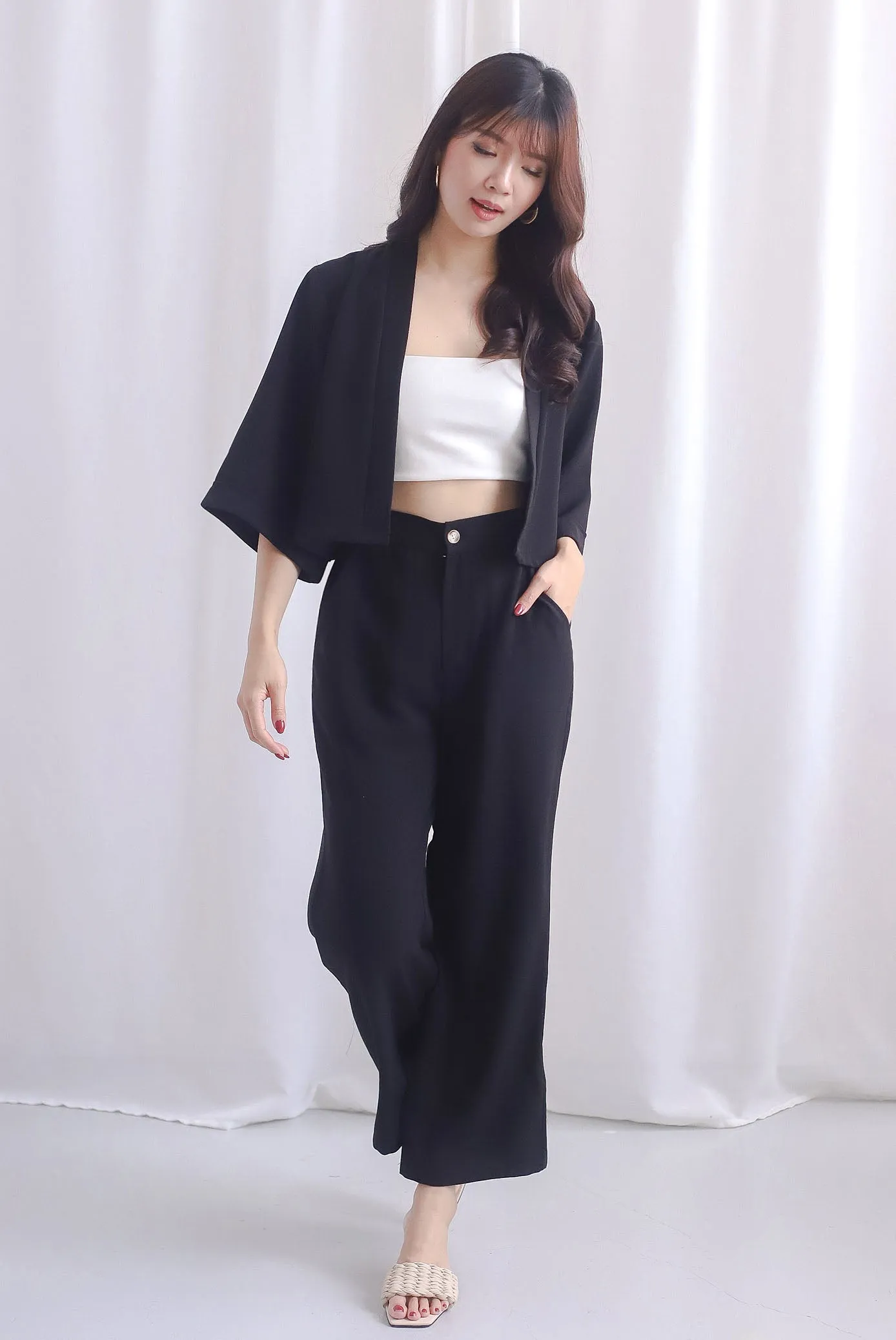 *Restocked* Moya Straight Cut Pants In Black