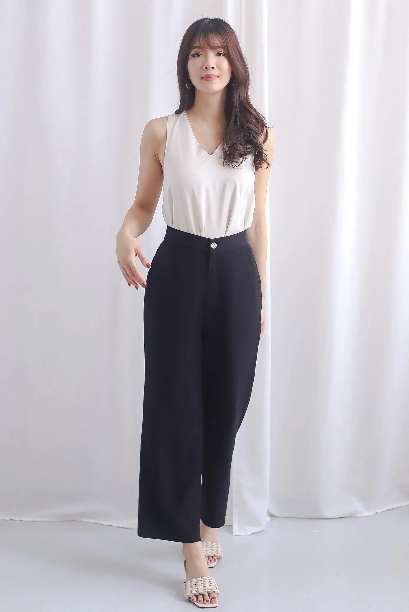 *Restocked* Moya Straight Cut Pants In Black