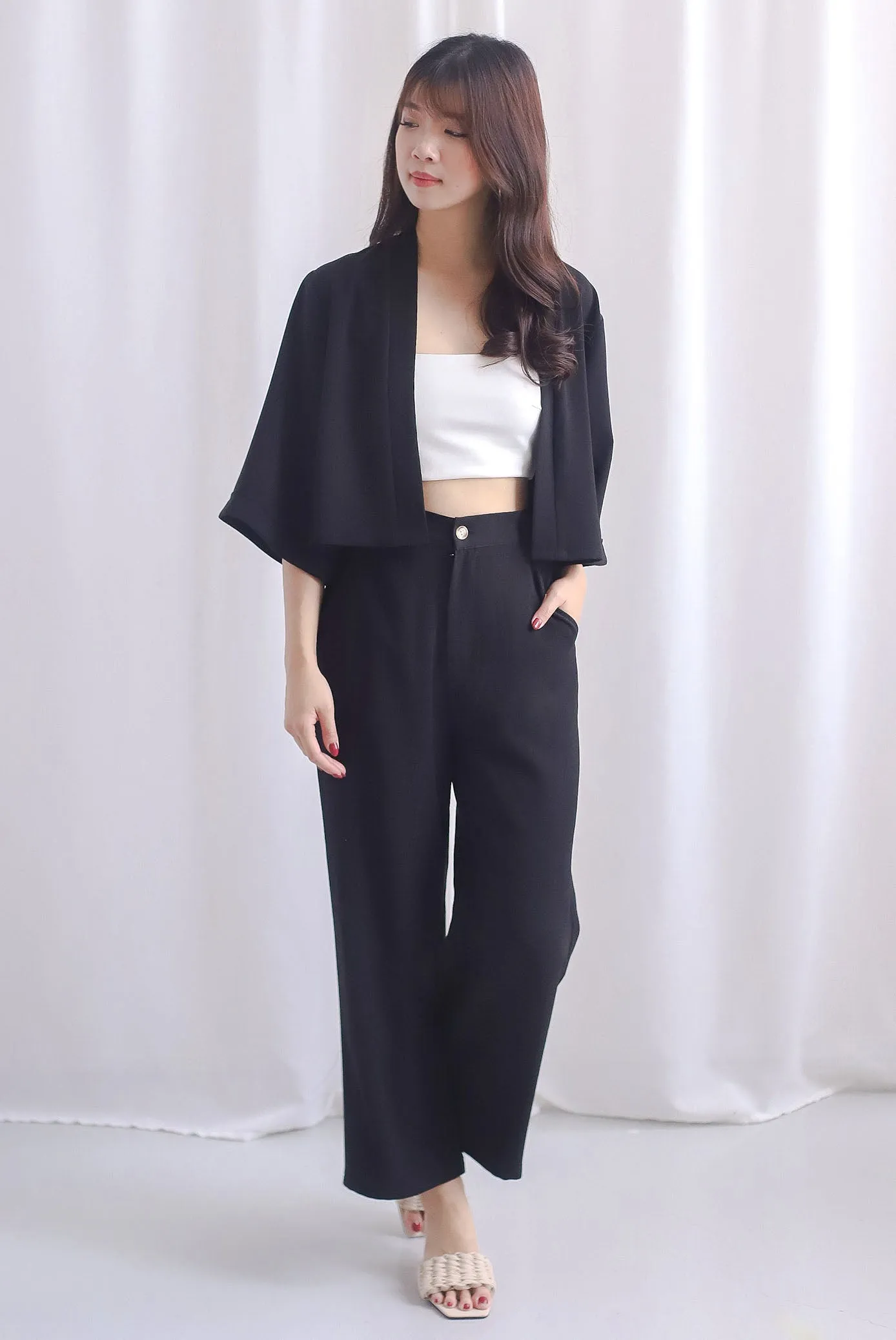 *Restocked* Moya Straight Cut Pants In Black