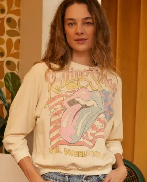 Rolling Stones Steel Wheels Raglan Sweatshirt
