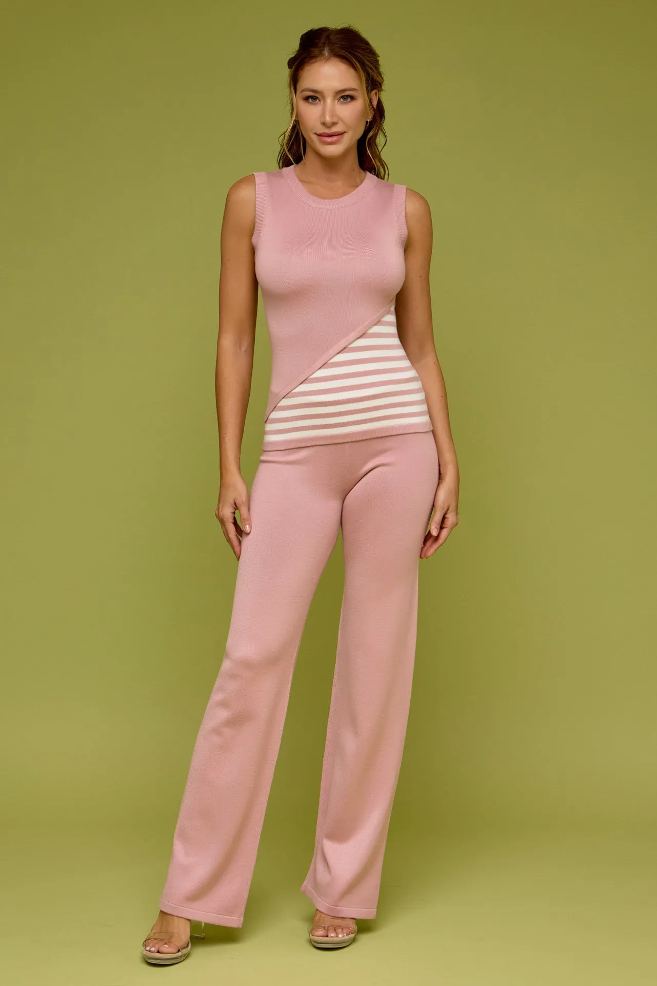 Rosalie Pointelle Sleeveless Top