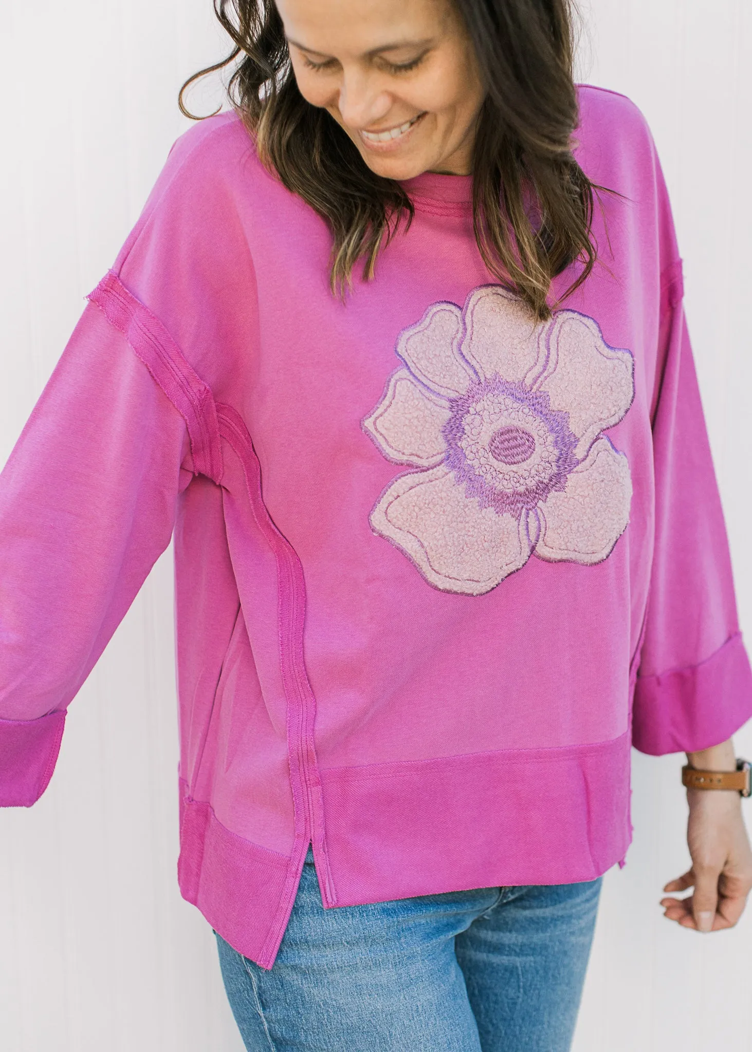 Rosy Long Sleeve Top