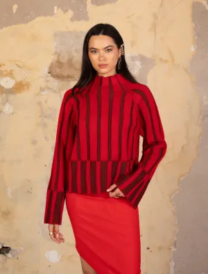 ROWAN MOCK SWEATER