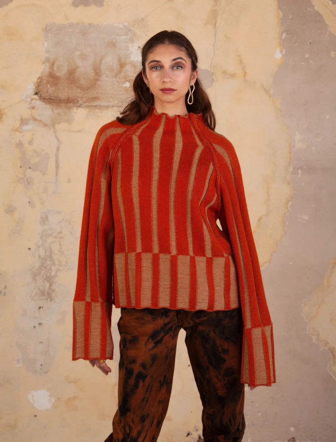 ROWAN MOCK SWEATER