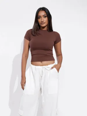 Sam High Neck Fitted T-Shirt
