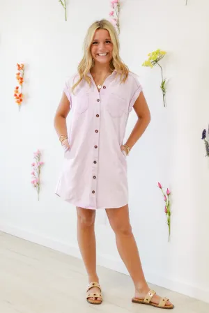 Seal the Deal Button Down Dress
