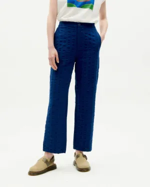 Seersucker Mariam Pants In Navy