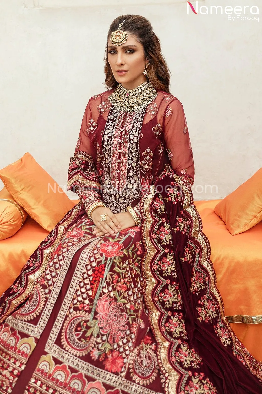 Sharara with Long Shirt by Pakistani Designer #PF210