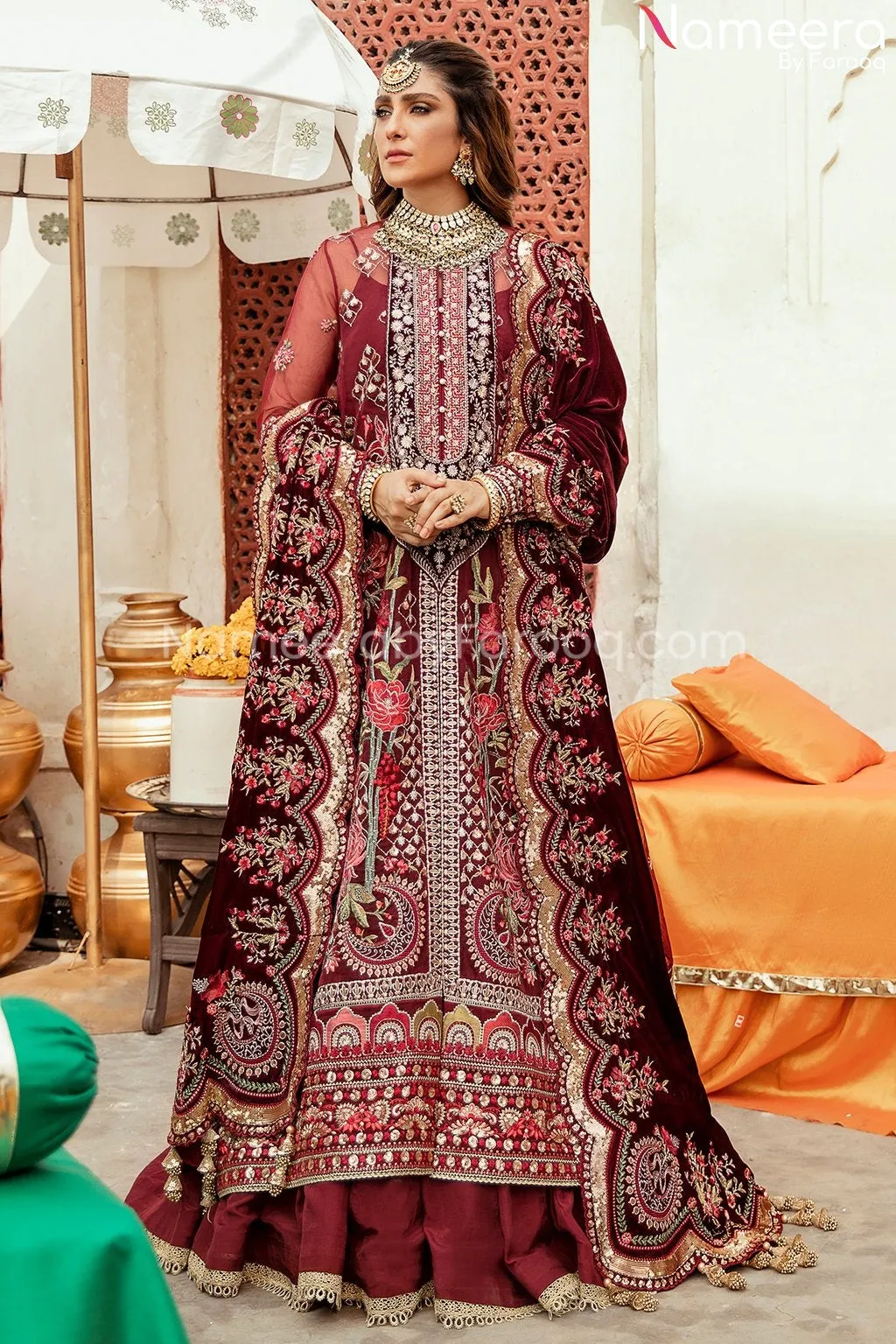 Sharara with Long Shirt by Pakistani Designer #PF210