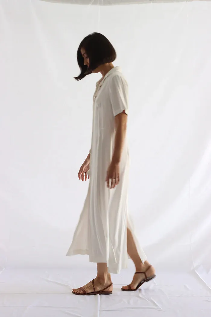 Shirt Dress in white