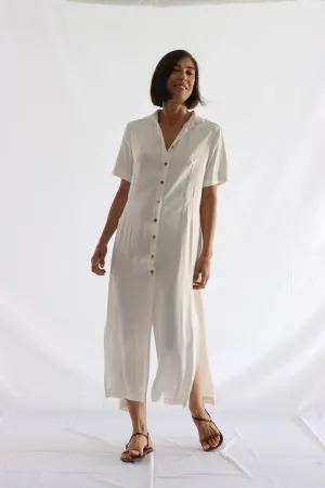 Shirt Dress in white