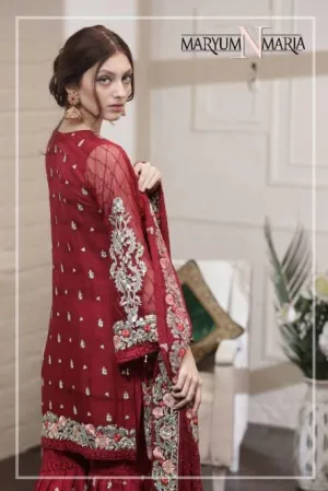 Short Shirt and Gharara Pants by Maryum & Maira Model # C1606