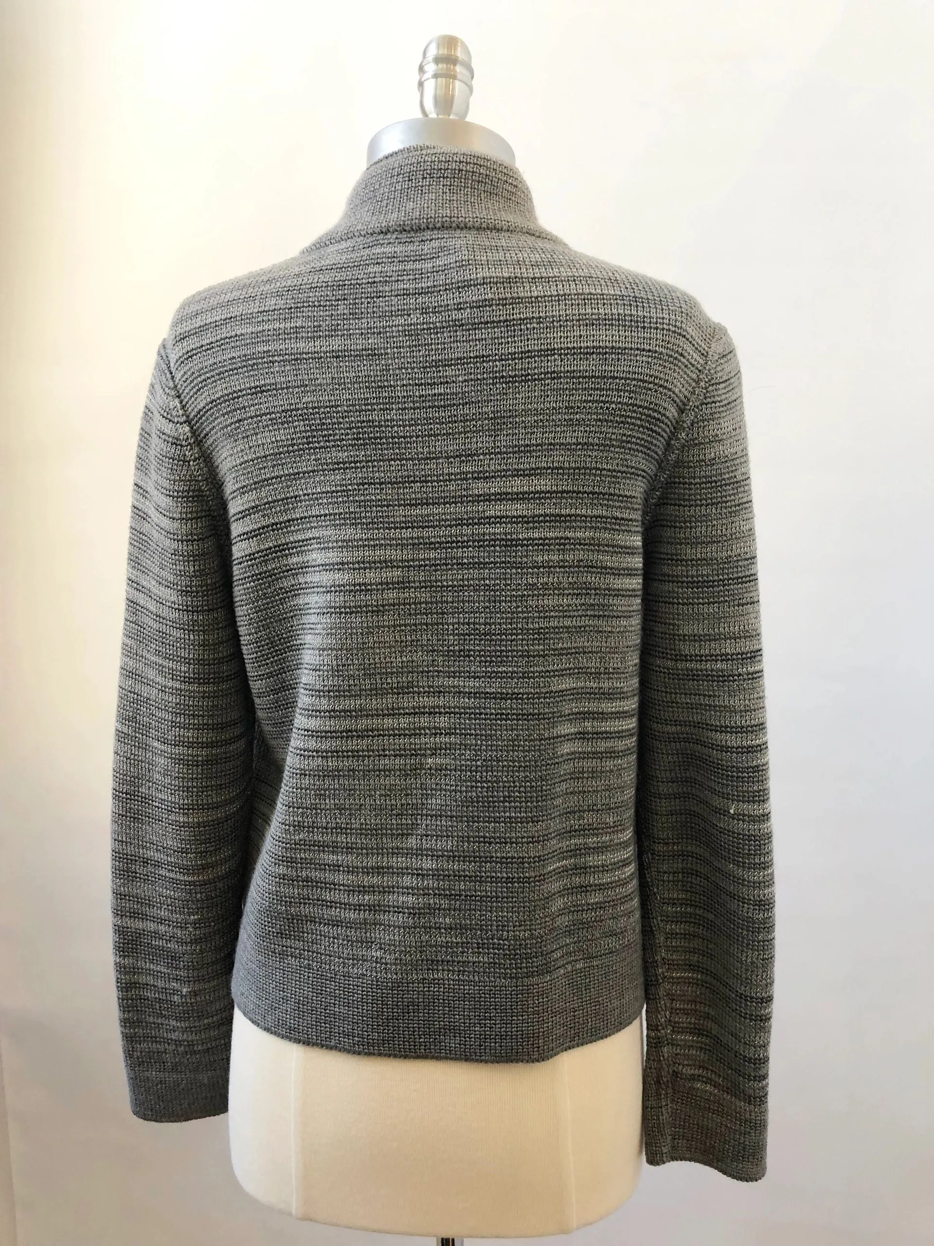 Sport Reversible Cardigan Sweater Size 42 It / S Us