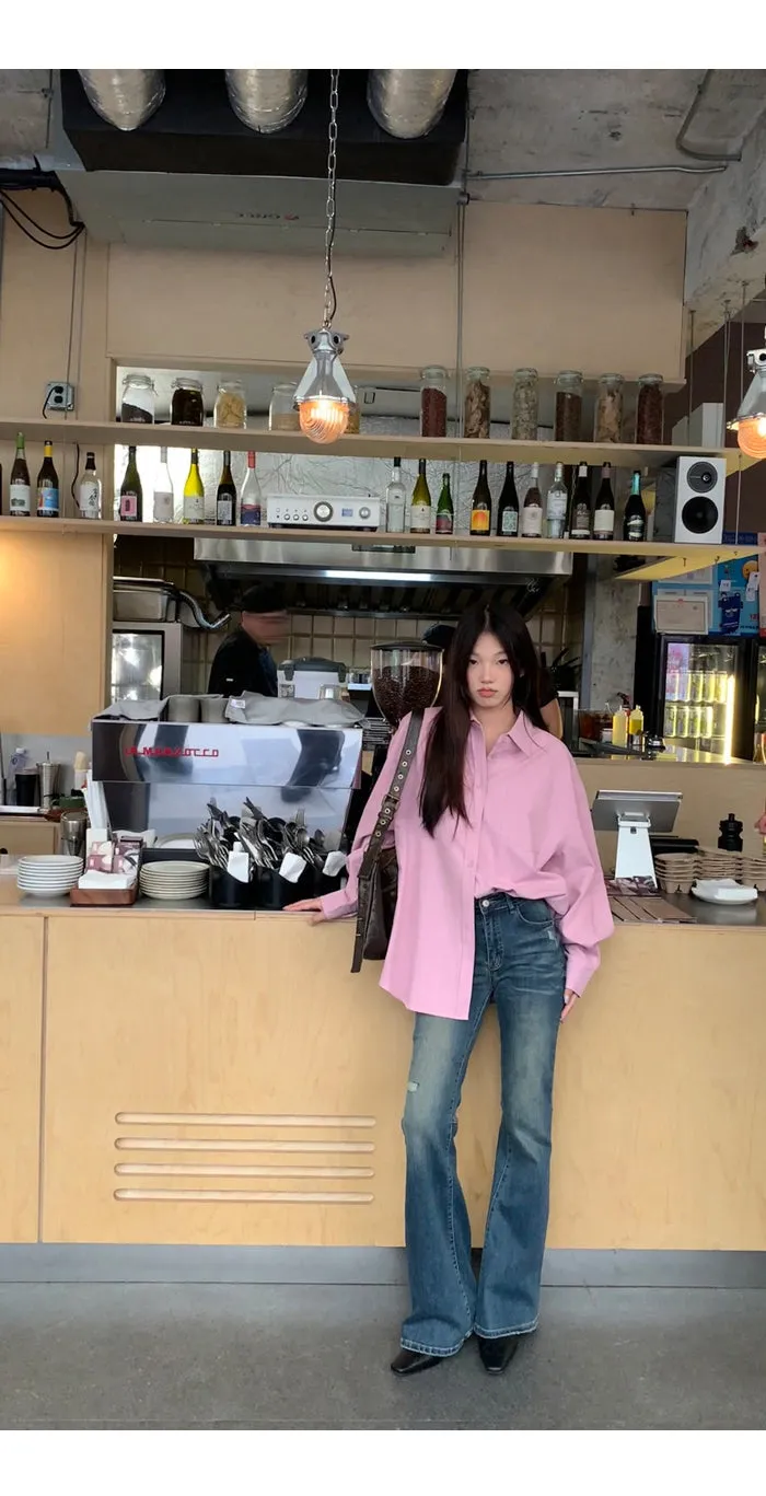 spring loose shirt tops