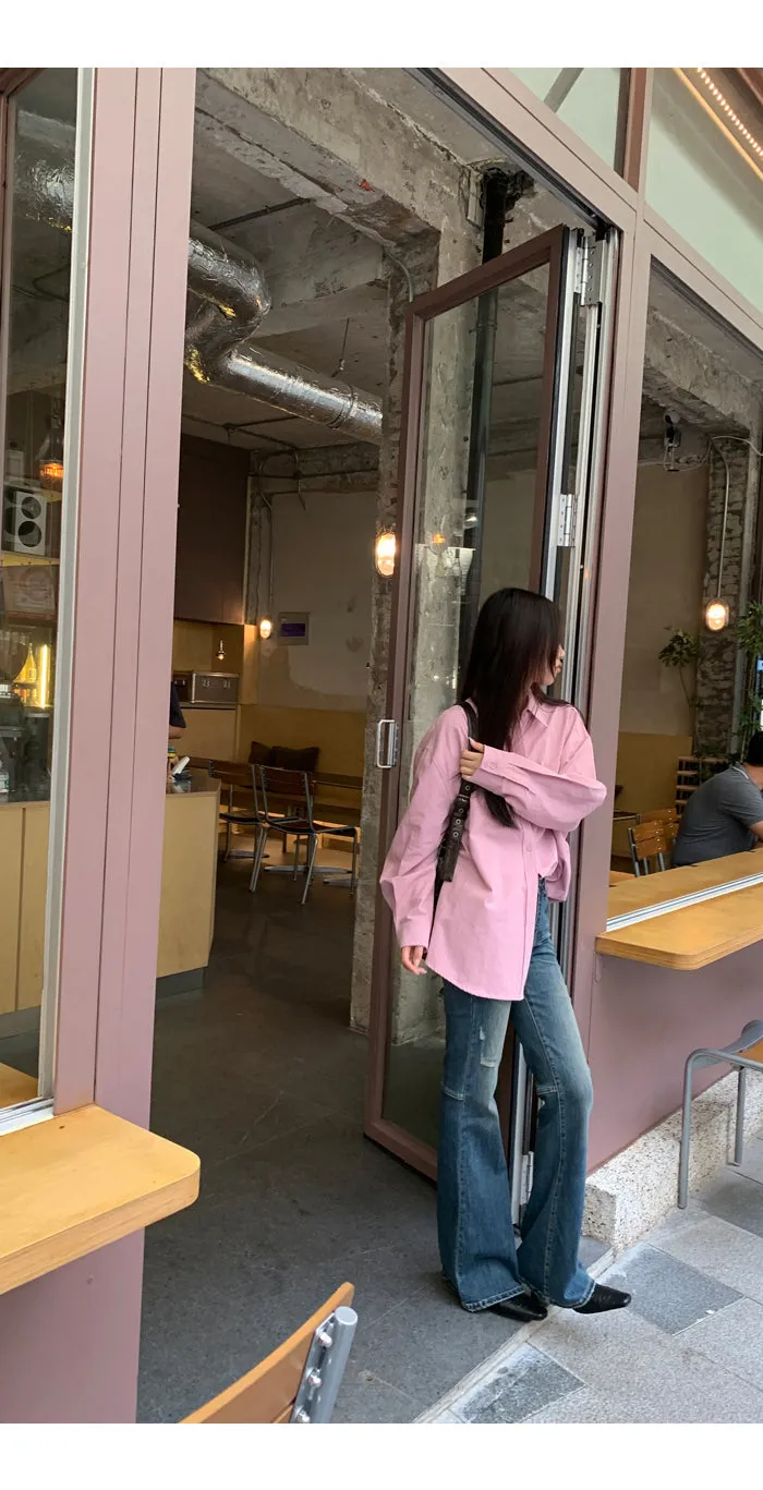 spring loose shirt tops