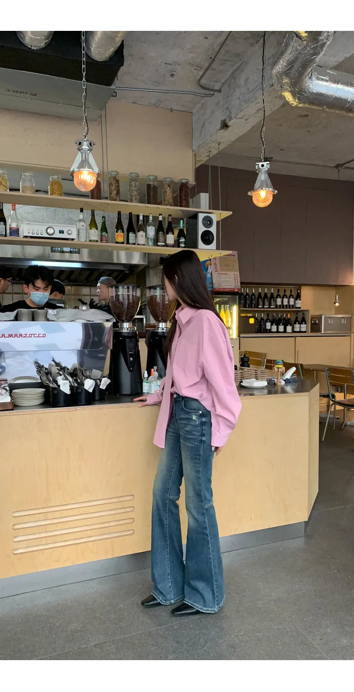 spring loose shirt tops