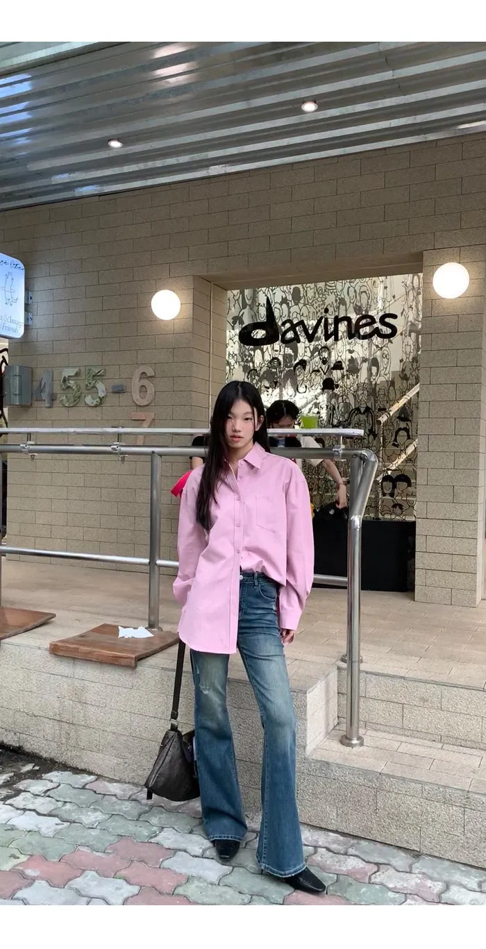 spring loose shirt tops