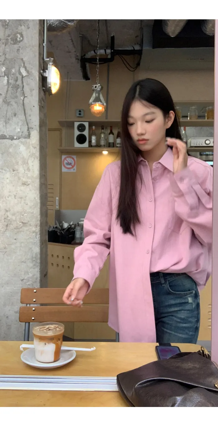 spring loose shirt tops