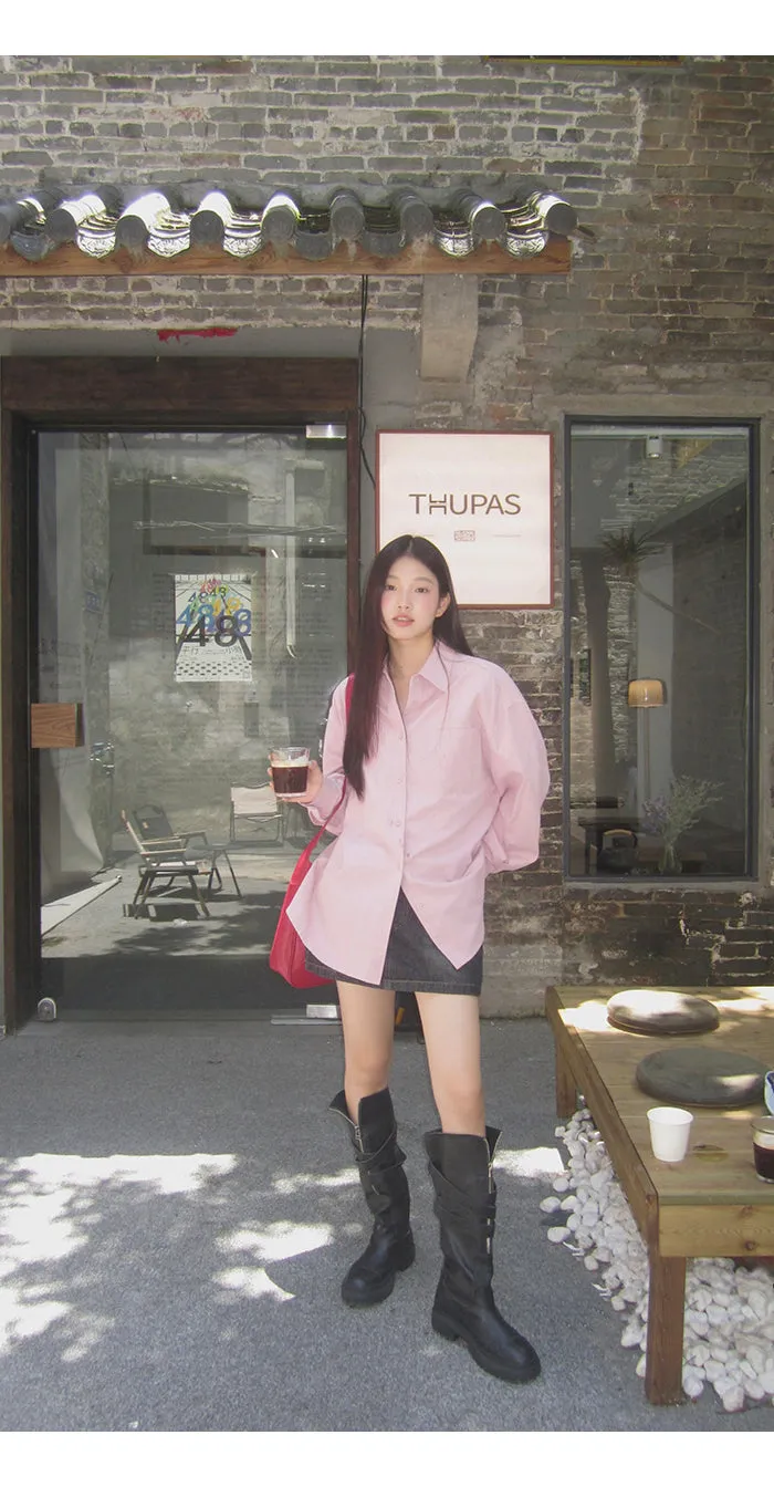 spring loose shirt tops