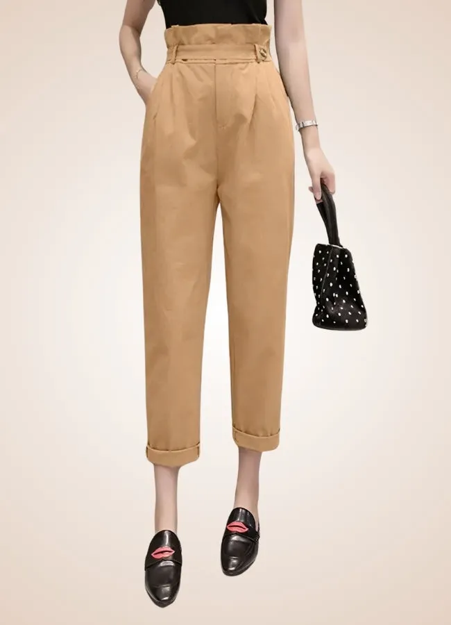 Steampunk Vintage High Waist Pants